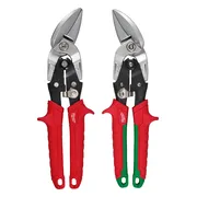 Milwaukee Blikscharenset gebogen (2-delig) - 4932499017