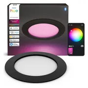 Philips Hue Inbouwspot Slim - White and Color - 170mm - Zwart
