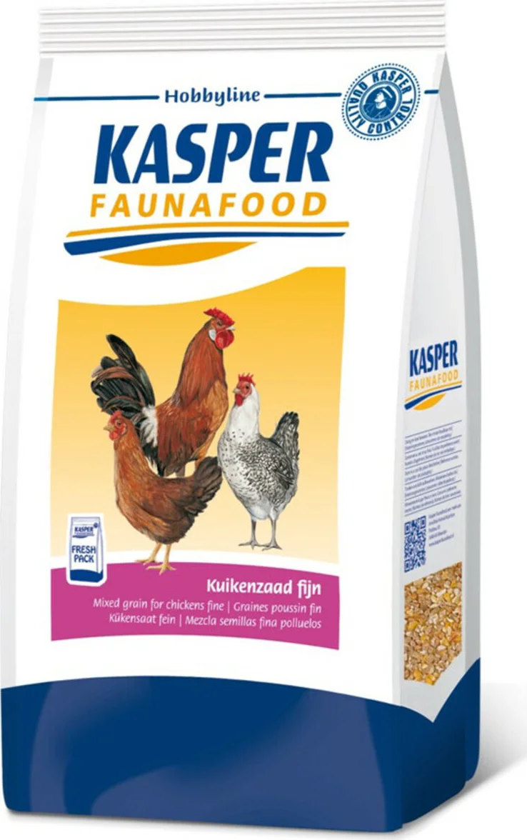 3x Kasper Faunafood Kuikenzaad Fijn 4 kg