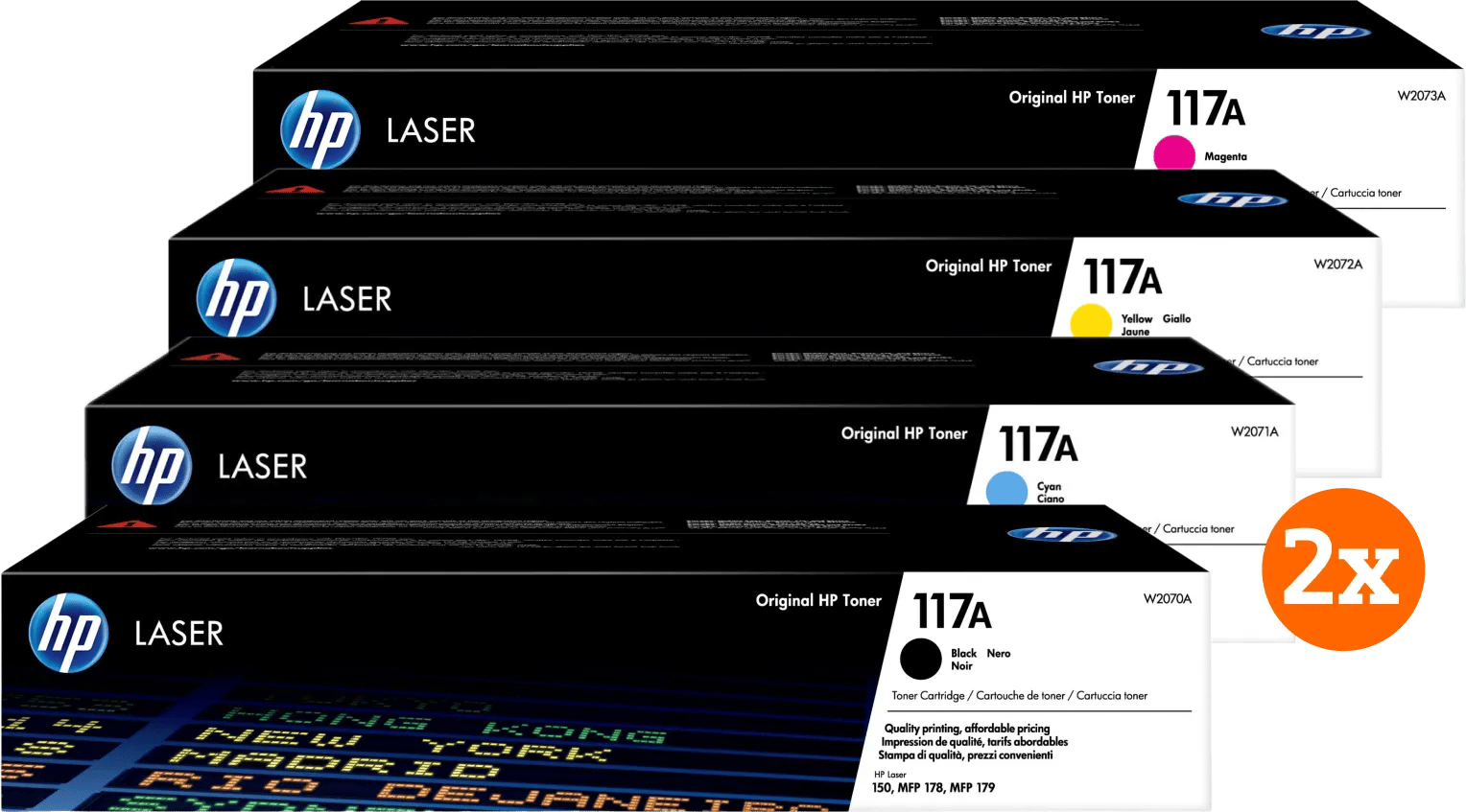 HP 117A Toner Combo Pack (2 stuks)
