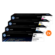 HP 117A Toner Combo Pack (2 stuks)