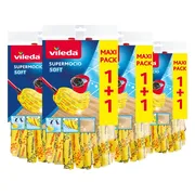 4x Vileda SuperMocio Soft Navulling 2 stuks