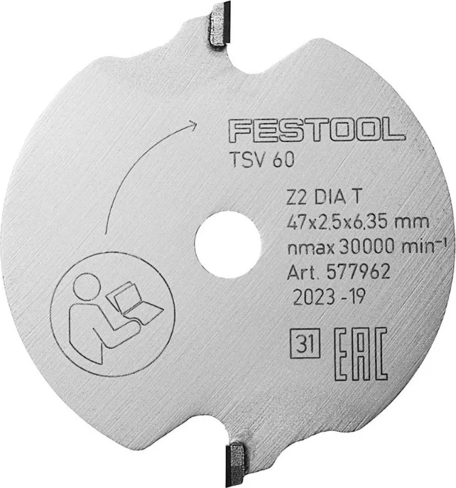 Festool DIA 47x2,5x6,35 T2 Voorritszaagblad - 577962