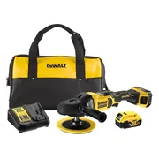 DeWALT DCM849P2 Accu haakse polijstmachine 125-180mm 18V XR 5.0Ah in Transporttas