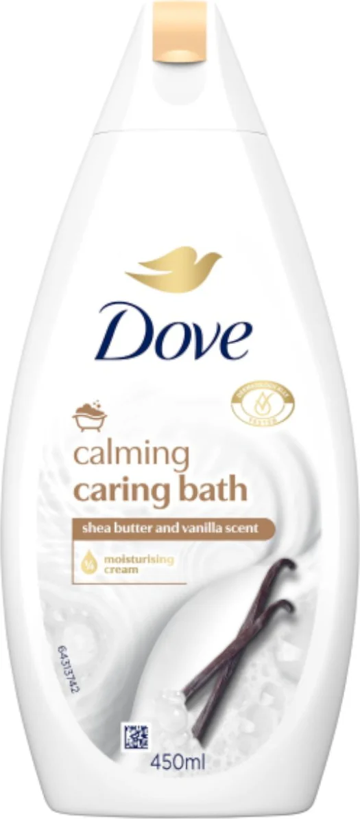 Dove Calming Caring Bath Cream Vanilla 450ML