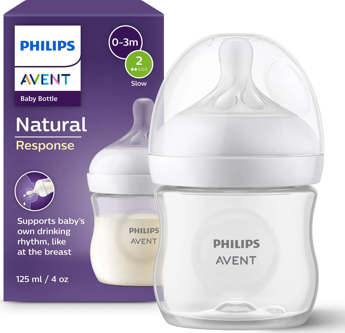 Philips Avent Voedingsfles Natural Response 125 ml