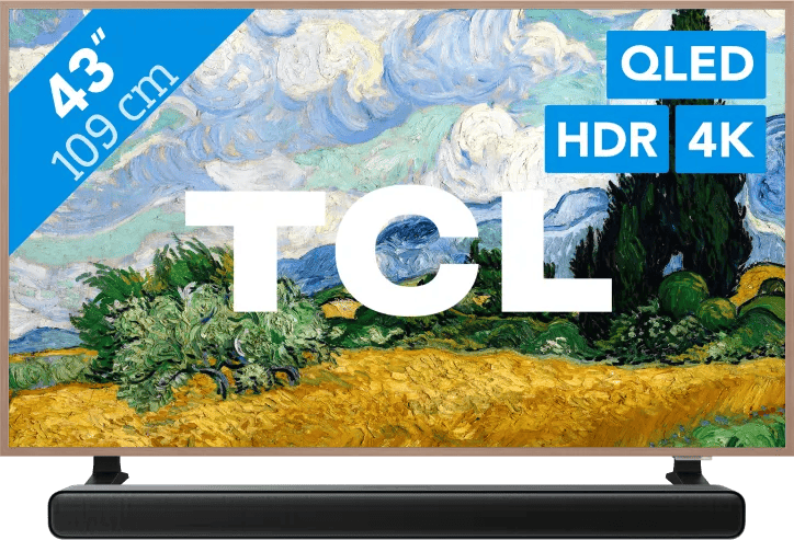 TCL QLED 43" A400 Pro (2026) + TCL S45H 2.0 Soundbar