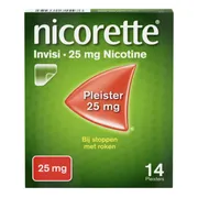 Nicorette Invisi 25 mg Nicotine Pleister 14ST