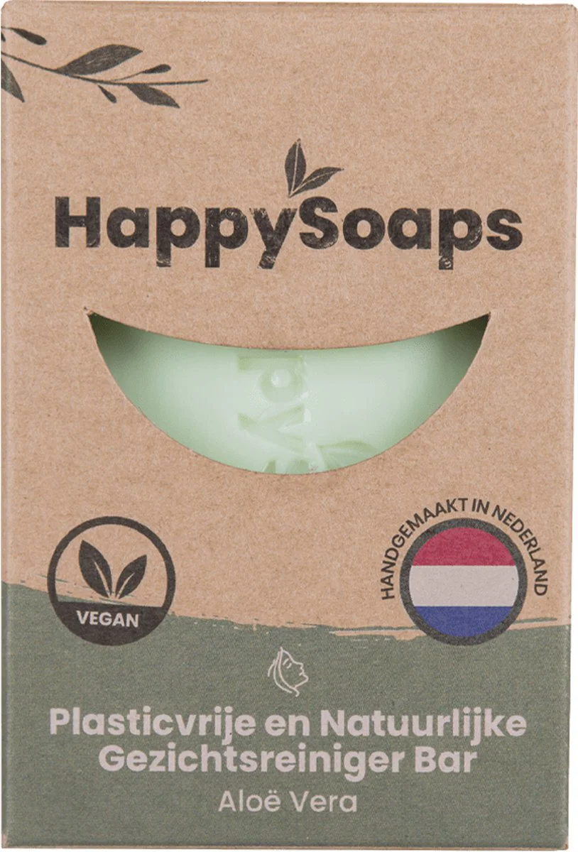 HappySoaps Aloë Vera Gezichtsreiniger Bar 70GR