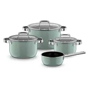 WMF Fusiontec Mineral Pro Pannenset 4-delig Eucalyptus Haze
