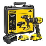 Stanley SFMCD720D2K FATMAX® V20 Accu Schroefboormachine 18V 2.0Ah in koffer
