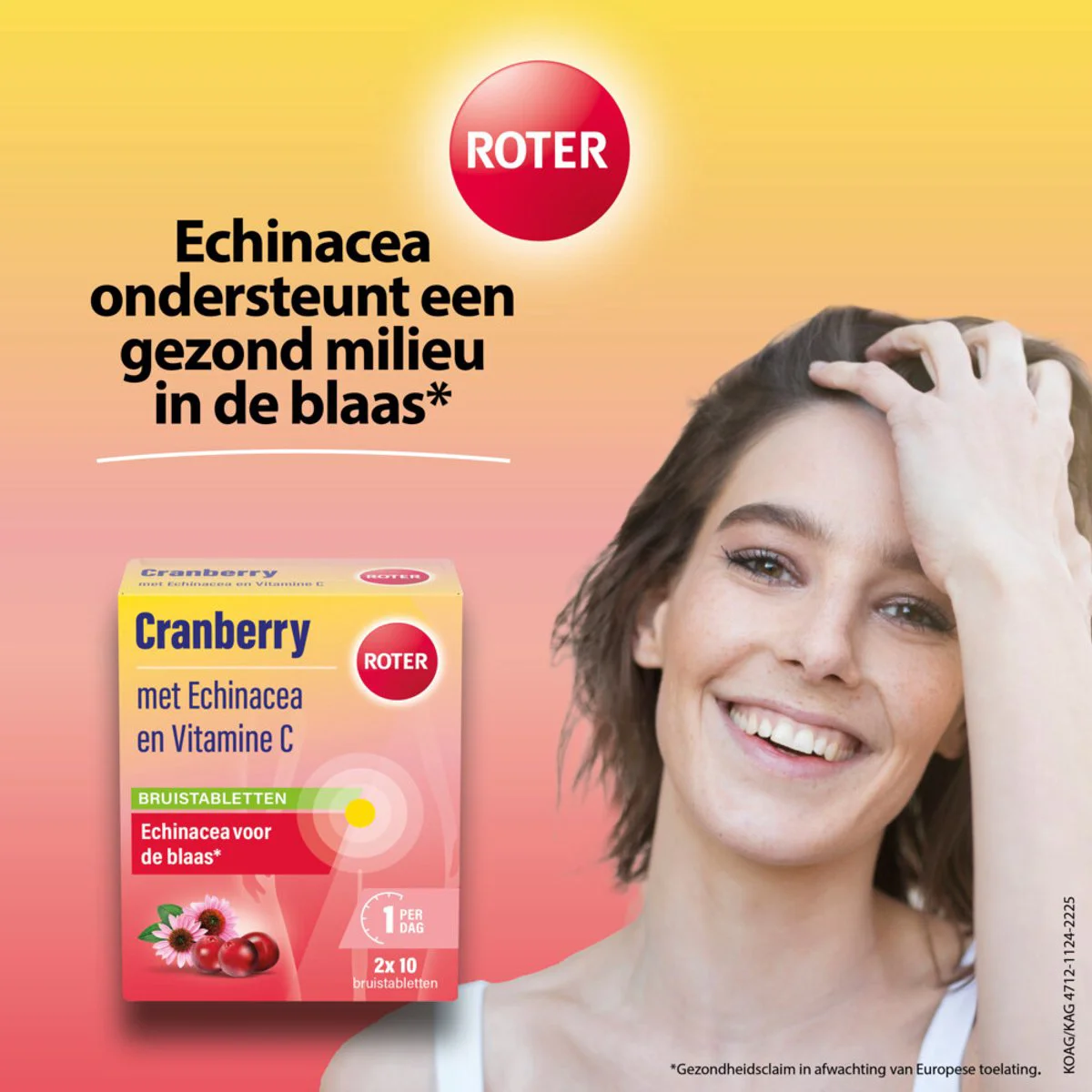 3x Roter Cranberry Bruis 20 bruistabletten