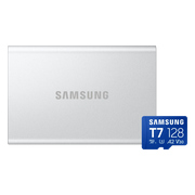 Samsung T7 Resurrected Portable SSD 2TB + Samsung MicroSDXC T7 128GB 170MB/s