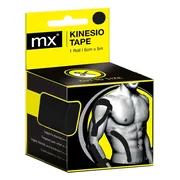 MX Health Kinesio Tape Black 5cmx5m
