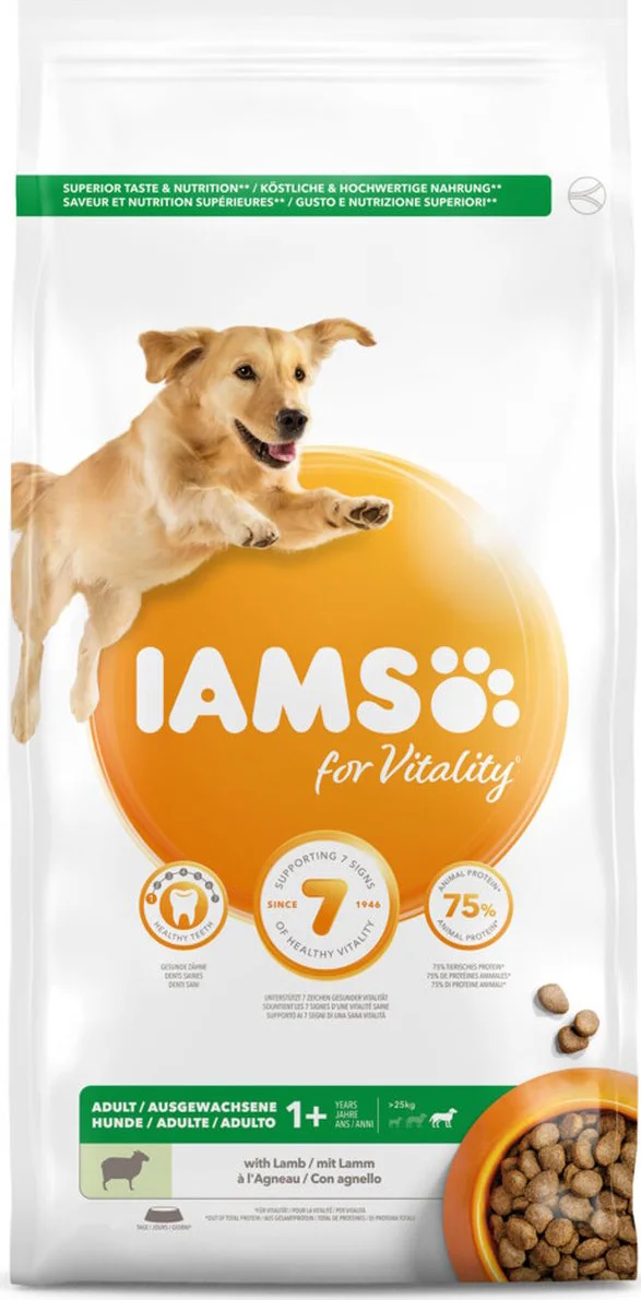 3x IAMS Dog Adult Large Lam 3 kg