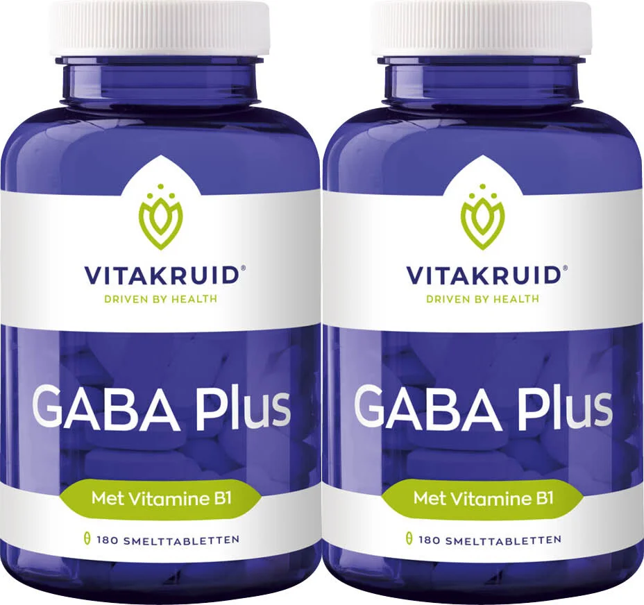 2x Vitakruid GABA Plus 180 tabletten
