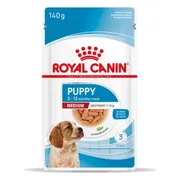 40x Royal Canin Medium Puppy Hondenvoer Nat 140 gr