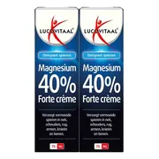 2x Lucovitaal Magnesium 40% Forte Crème 75 ml