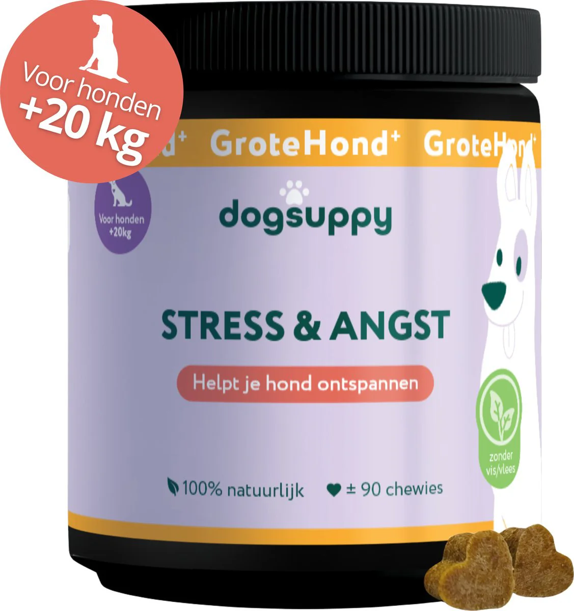 DogSuppy Grote Hond Anti Stress Insect 90 stuks