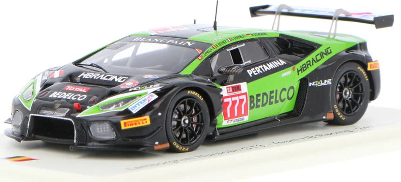 Lamborghini Huracán GT3 Team HB Racing #777 24H Spa 2017 - 1:43 - Spark