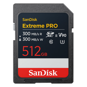 SanDisk SDXC Extreme PRO 512GB 300MB/s
