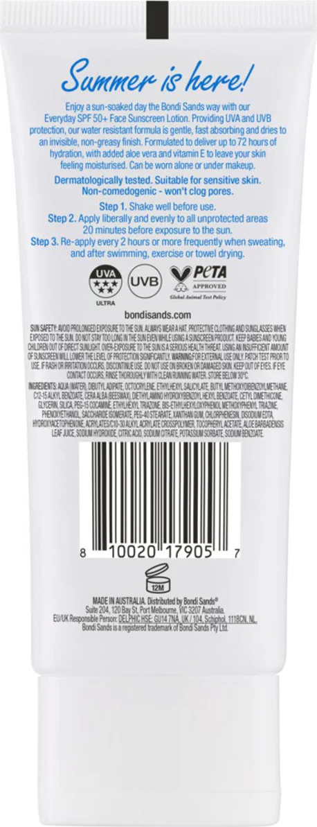 Bondi Sands Everyday Face Lotion SPF50+ 75ML
