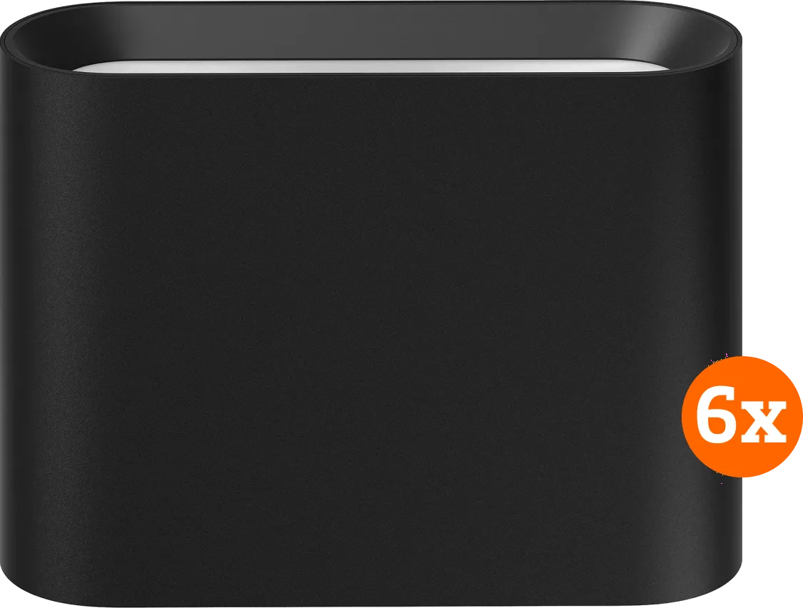 Philips Hue Dymera muurlamp - White and Color - Zwart 6-pack