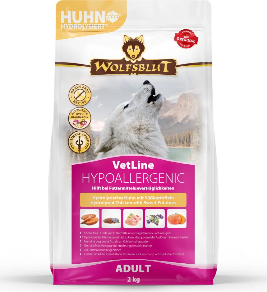 Wolfsblut VetLine Hypoallergenic Hydrolysed Kip 2 kg