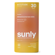 Attitude Sunly Zonnebrandstick SPF30 Tropisch 60 gr