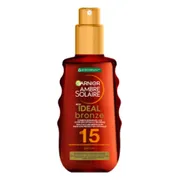 2x Garnier Ambre Solaire Ideal Bronze Beschermende Zonneolie SPF 15 150 ml