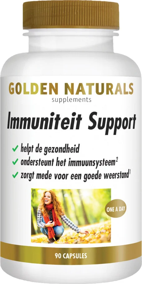 2x Golden Naturals Immuniteit Support 90 vegacapsules