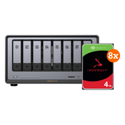 UGREEN NASync DXP8800 Plus + Seagate Ironwolf 8TB 4-Pack