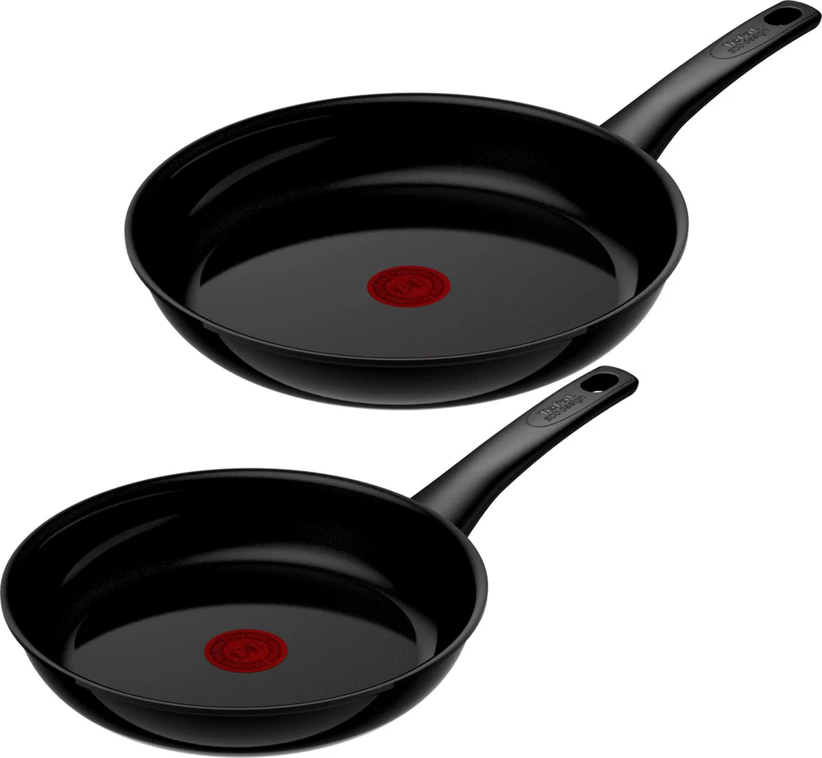 Tefal Renew On Keramische koekenpannenset 24 + 28 cm Zwart