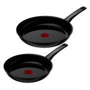 Tefal Renew On Keramische koekenpannenset 24 + 28 cm Zwart