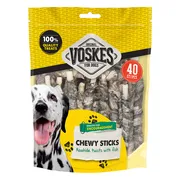 15x Voskes Hondensnack Rawhide Sticks Vis 40 stuks