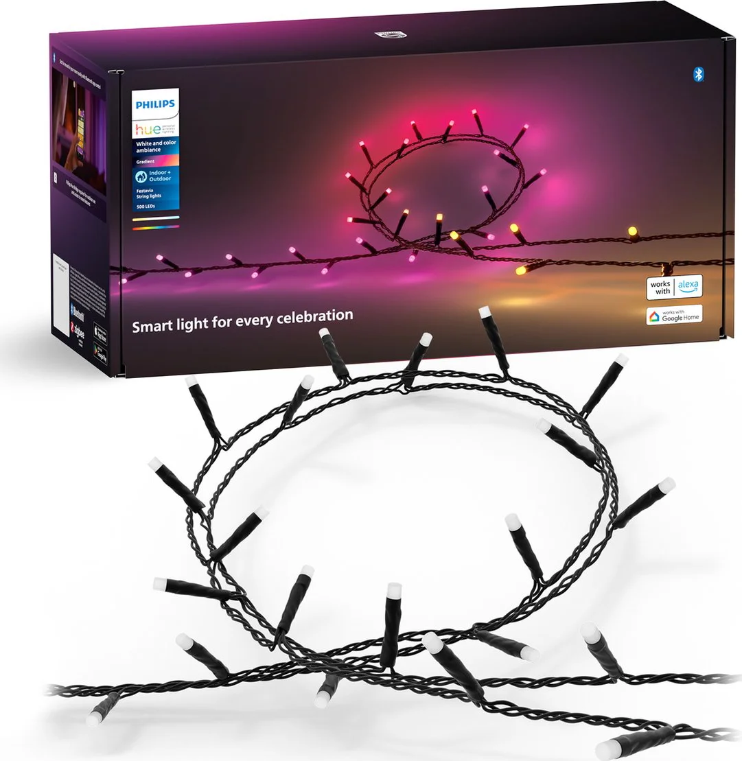 Philips Hue Festavia lichtsnoer - 40 meter - 500 LEDs