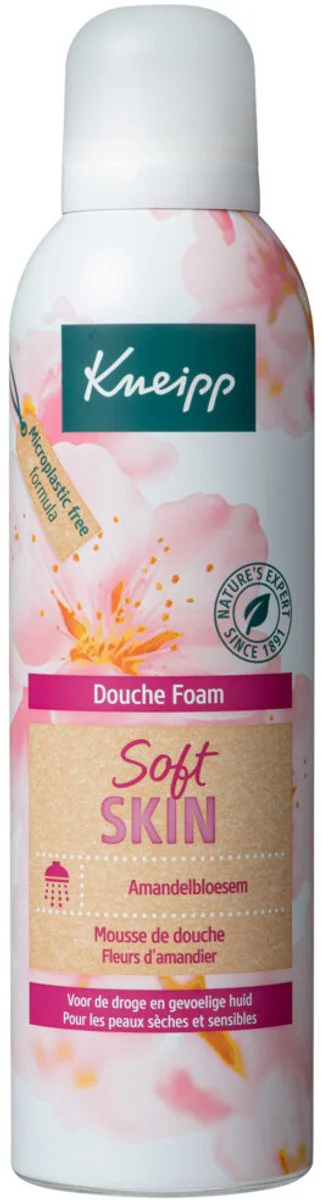 3x Kneipp Douche Foam Soft Skin Amandelbloesem 200 ml