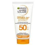 3x Garnier Ambre Solaire Hydra 24 Zonnebrandmelk SPF 50+ 50 ml