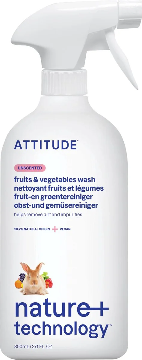 Attitude Fruit & Vegetable Wash 800ML