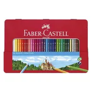 Faber-Castell kleurpotloden - Castle - 36 stuks in blik - FC-115886