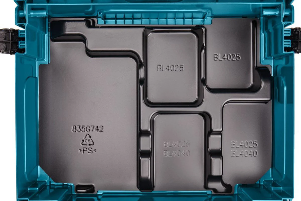 Makita 835G74-2 Kofferinzet/inlay startset accu/lader XGT