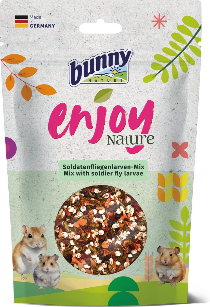 Bunny Nature Enjoy Nature Mix Soldier Fly Larvae 90 gr