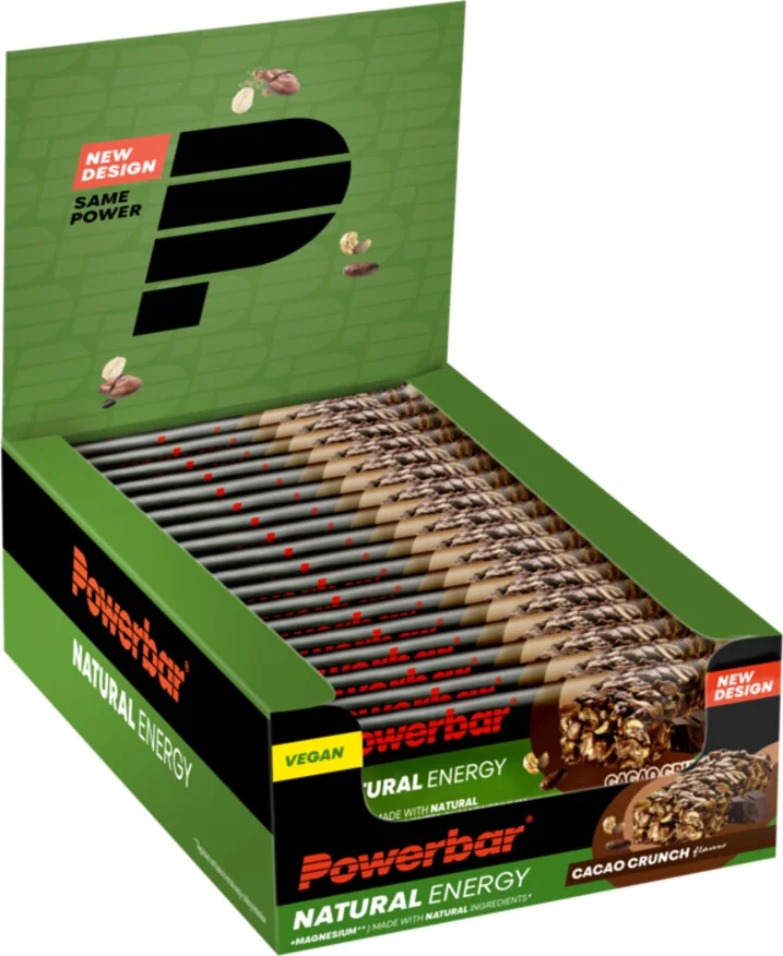 18x PowerBar Natural Energy Cereal Reep Cacao Crunch 40 gr
