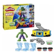 Play-Doh Marvel Hulk Pletpret Speelset - Boetseerklei - Inclusief Hulk figuur