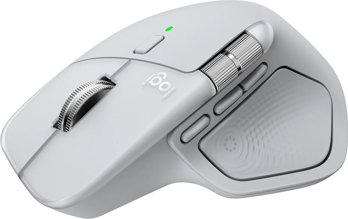 Logitech MX Master 4 voor Mac Zilver