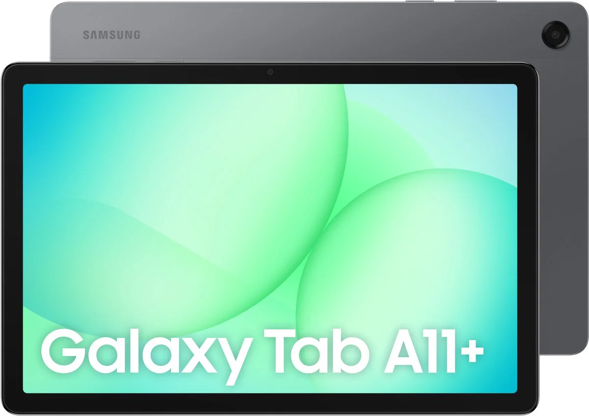Samsung Galaxy Tab A11 Plus - Wi-Fi - 128GB - Gray + 1 jaar extra garantie