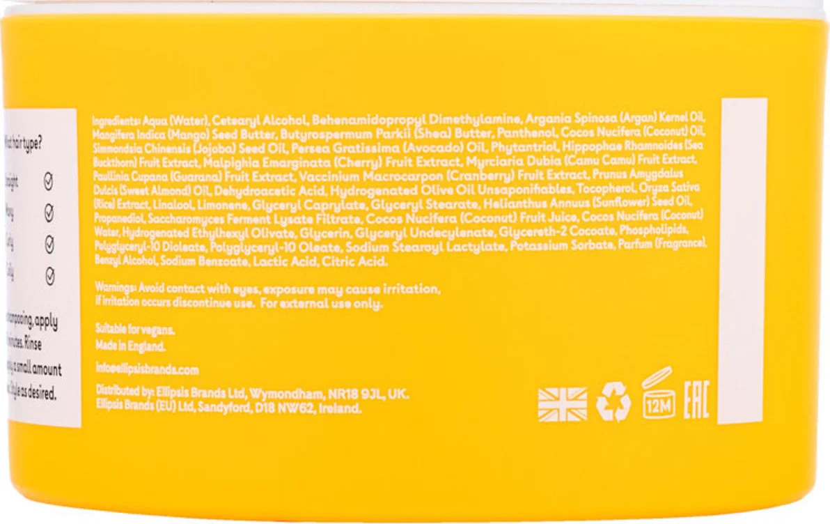 Q+A Intense Hydration Hair Mask 200 ml