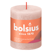 Bolsius Rustiek Stompkaars Misty Pink 80/68
