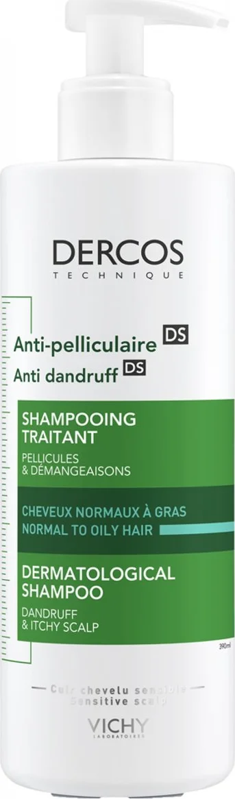 Vichy Dercos Technique Anti-Roos DS Shampoo - Normaal tot Vet haar 390ML