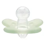 Difrax Fopspeen Natural Siliconen 6-12 Maanden Stone/Sage 2ST